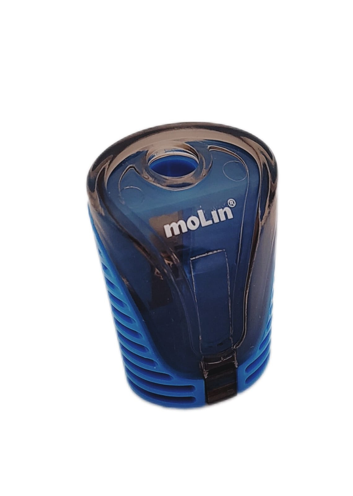 Apontador Com Depósito A-one 1 Furo Cores Neon - Molin - Azul