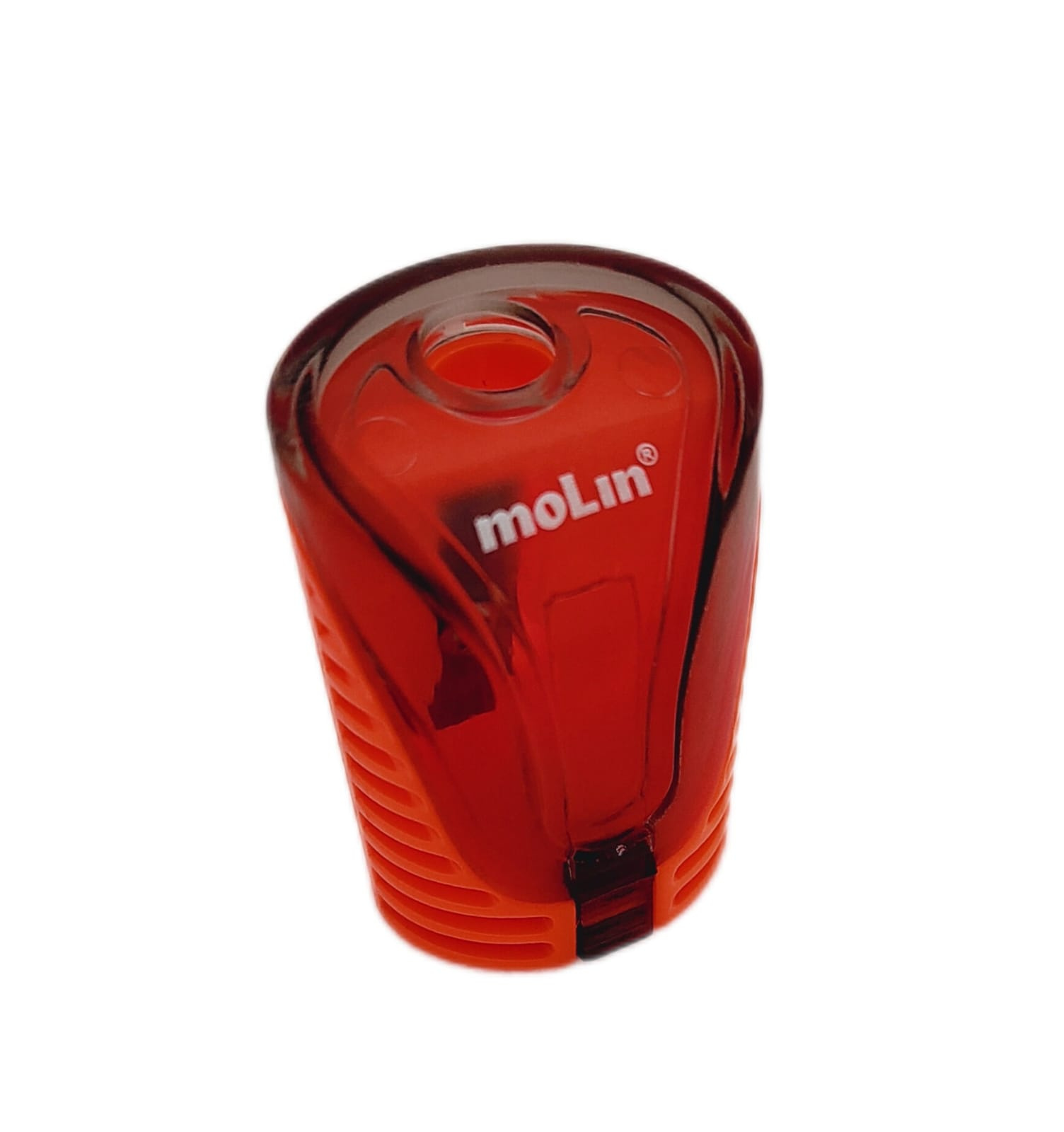 Apontador Com Depósito A-one 1 Furo Cores Neon - Molin - Laranja