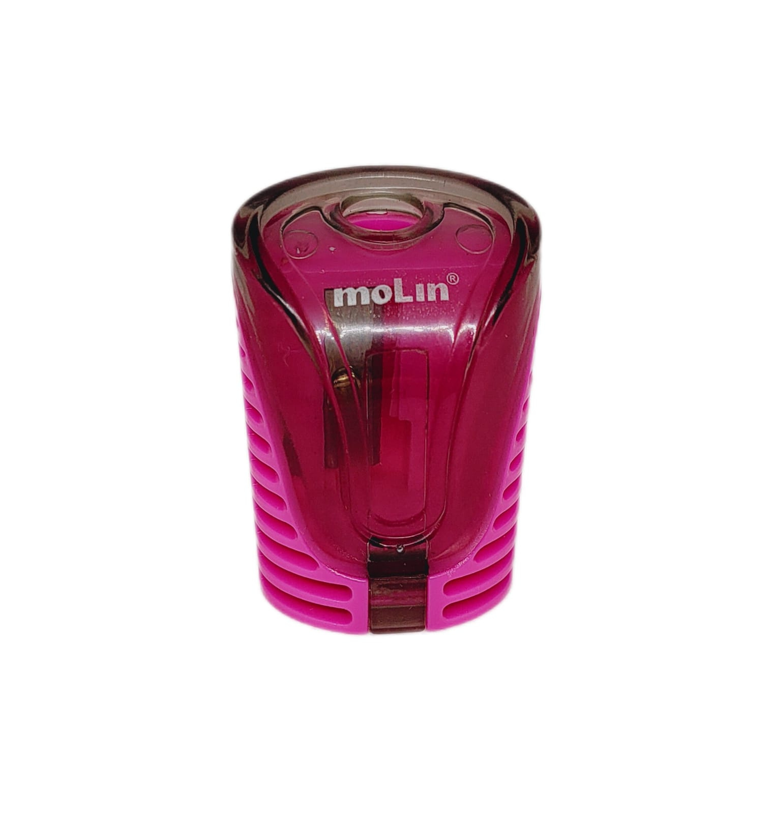 Apontador Com Depósito A-one 1 Furo Cores Neon - Molin - Rosa