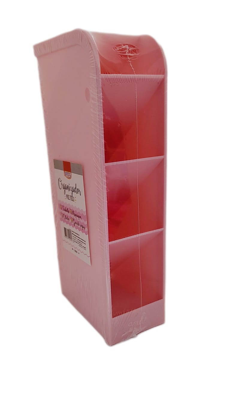Organizador Vertical Multiuso -  Rosa Pastel - Brw