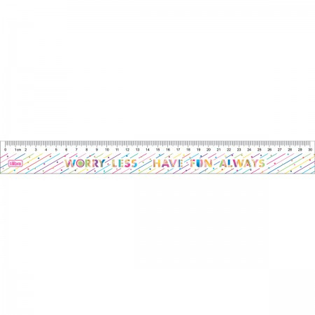 Régua Em Poliestireno 30cm - Tilibra Be Nice