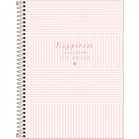 Caderno Espiral Capa Dura Colegial 1 Matéria Soho 80 Folhas - Tilibra