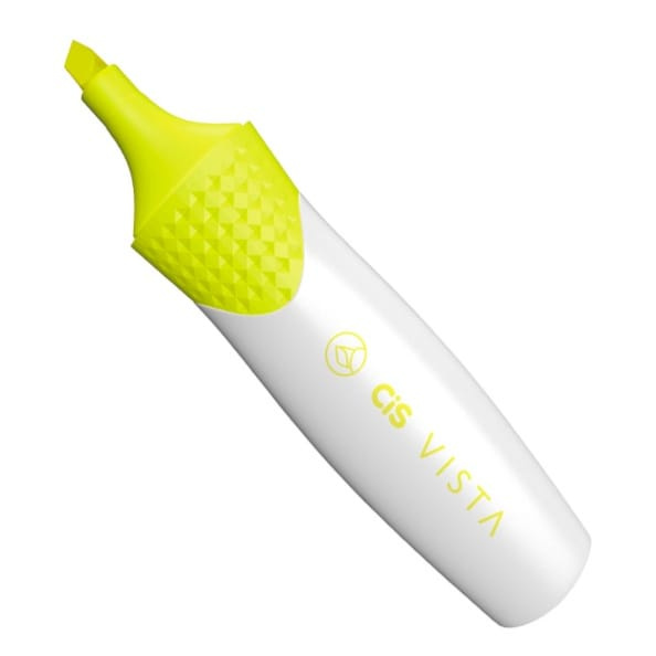 Marca Texto Cis Vista Cores Vibrantes - Amarelo