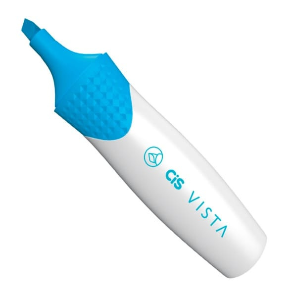 Marca Texto Cis Vista Cores Vibrantes - Azul