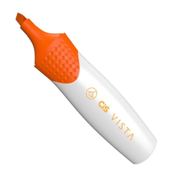 Marca Texto Cis Vista Cores Vibrantes - Laranja