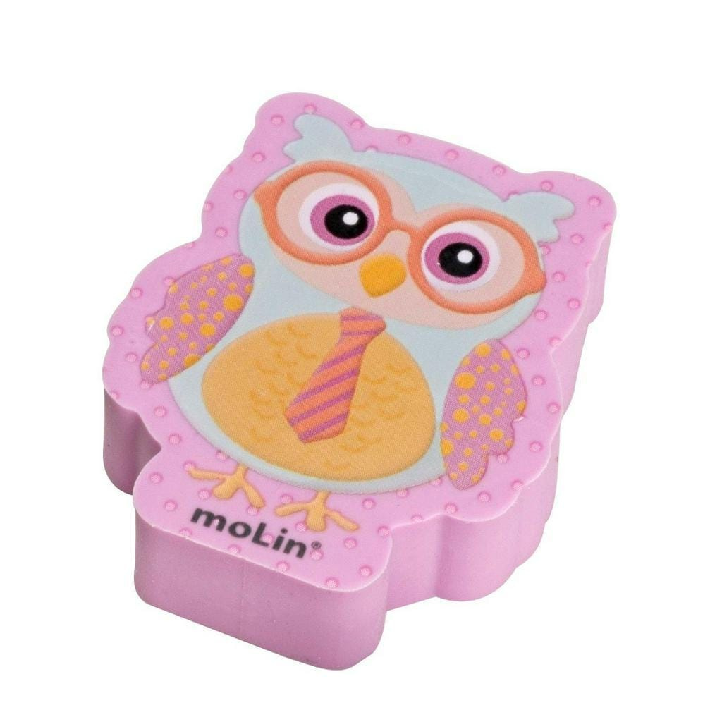 Borracha Love Coruja - Molin - Rosa 1