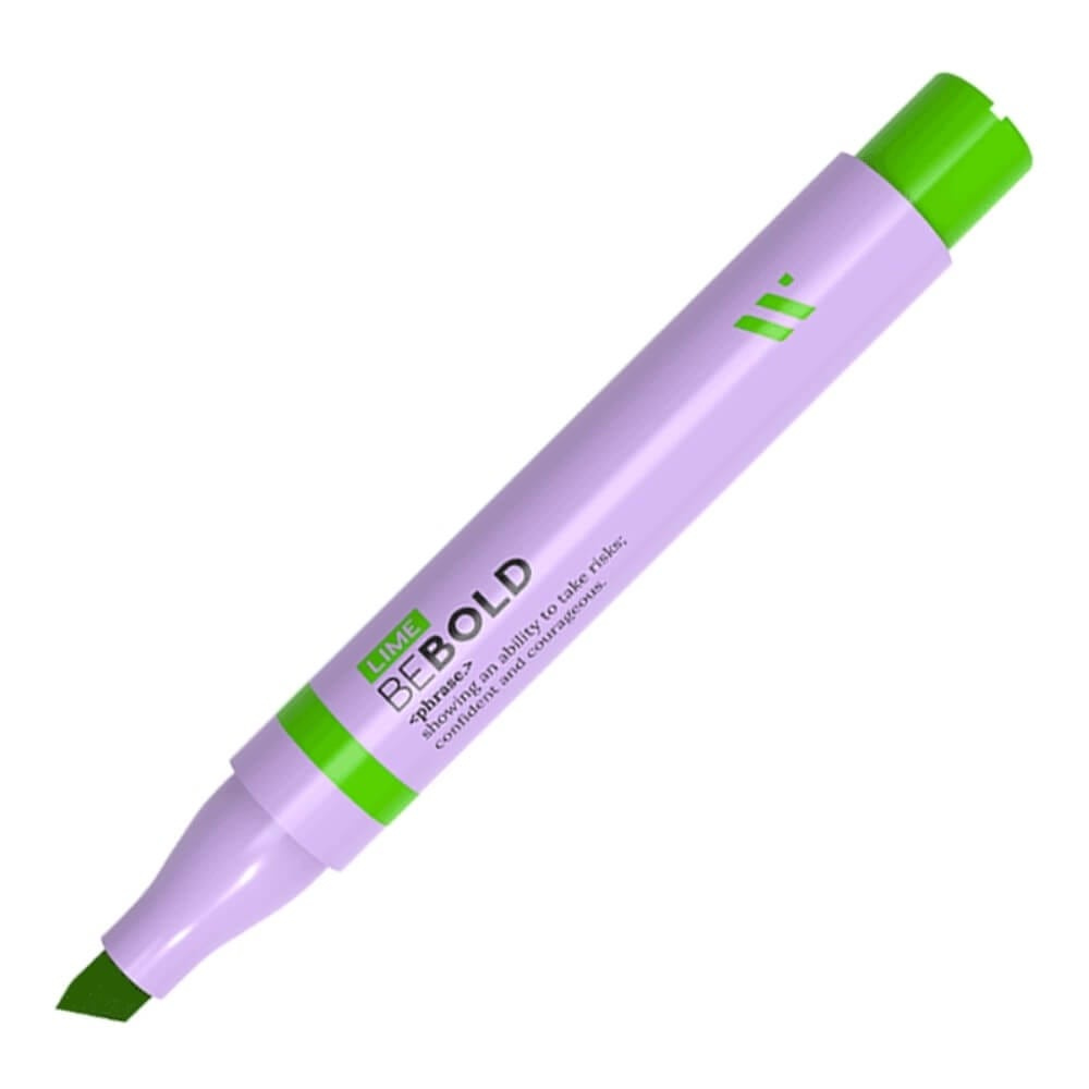 Marca Texto Be Bold Newpen Com  Aroma - Verde Neon/lime
