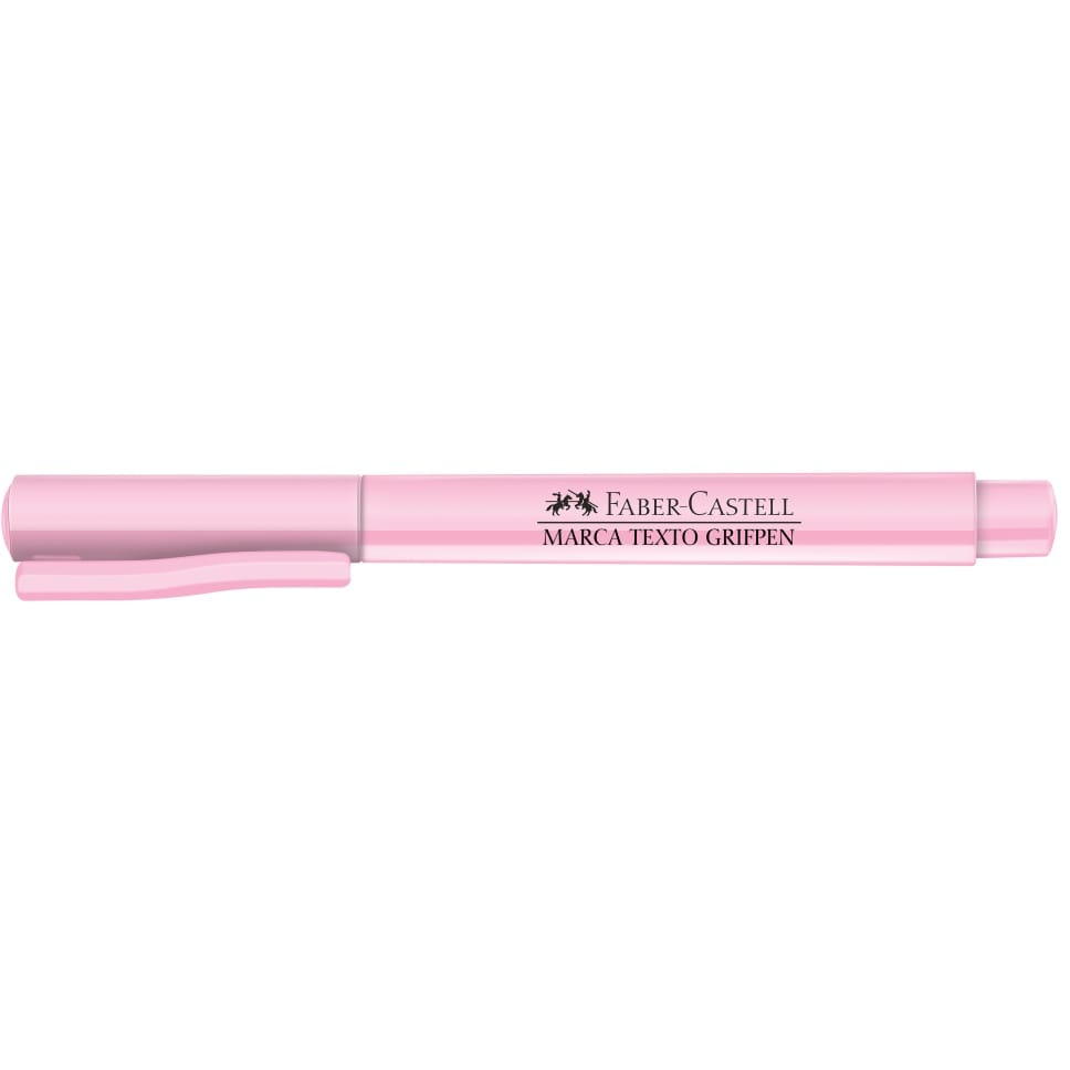 Marca Texto Grifpen Faber-castell - Cores Pasteis - Rosa