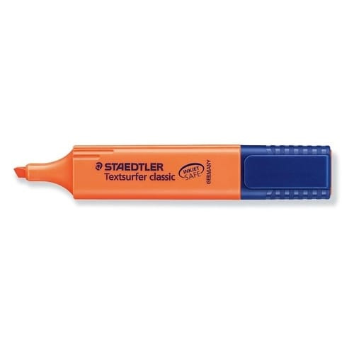Marca Texto Staedtler Textsurfer Classic Cores Neon  - Laranja - 364-c400