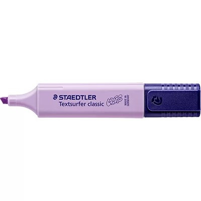 Marca Texto Staedtler Textsurfer Classic Colors - Cores Pasteis - Lavanda - C620