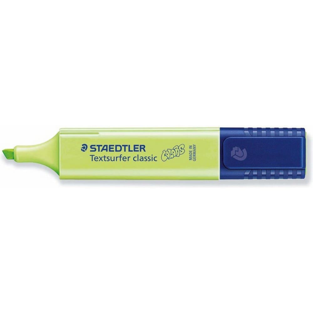 Marca Texto Staedtler Textsurfer Classic Colors - Cores Pasteis - Verde Limão - C530