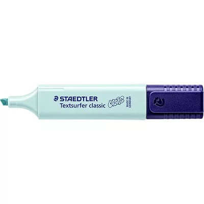 Marca Texto Staedtler Textsurfer Classic Colors - Cores Pasteis - Azul Céu - C505