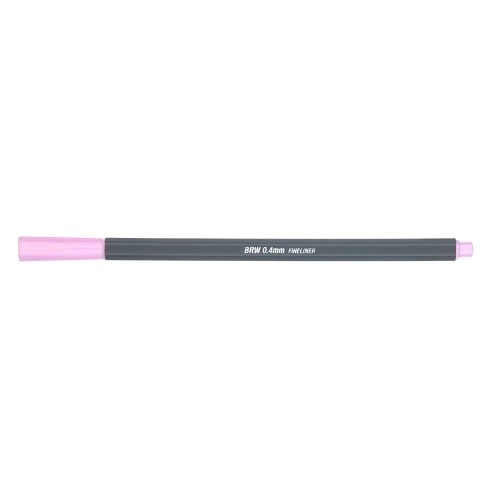 Caneta Hidrográfica Fine Liner 0.4mm - Brw Rosa Pastel