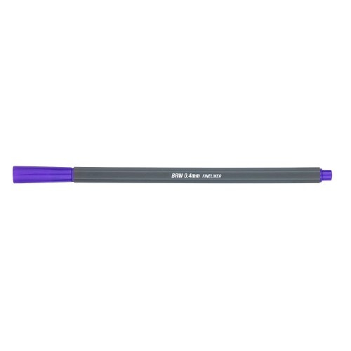 Caneta Hidrográfica Fine Liner 0.4mm - Brw Roxo Neon