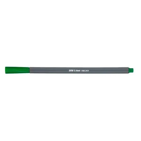 Caneta Hidrográfica Fine Liner 0.4mm - Brw Verde Oliva