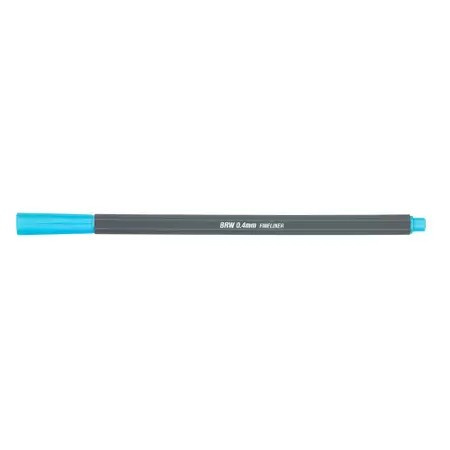 Caneta Hidrográfica Fine Liner 0.4mm - Brw Azul Pastel