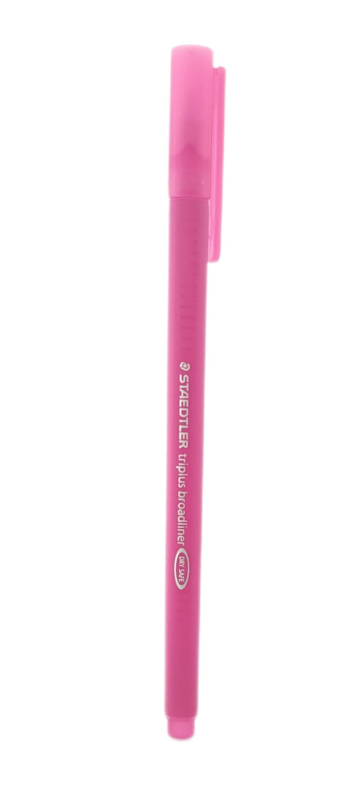 Caneta Staedtler Hidrográfica Triplus Broadliner 0.8mm - Dry Safe - Cor 020 - Rosa