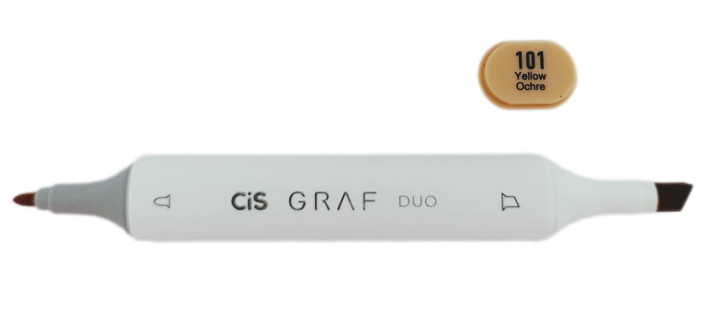 Marcador Graf Duo Cis Artístico C/ 2 Pontas - Cor 101