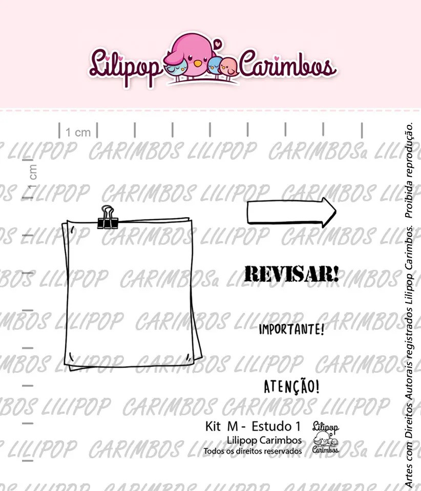 Kit Carimbos Em Silicone Lilipop - Estudo 1