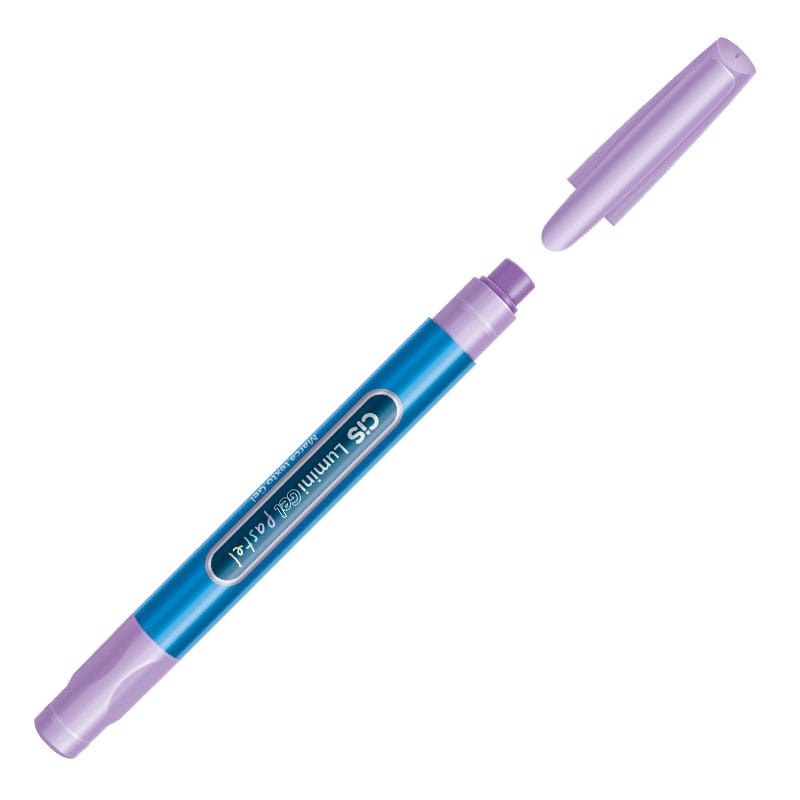 Marca Texto Lumini Gel Pastel Cis - Cor Lilás