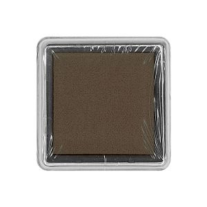 Mini Carimbeira C/ Almofada - Cor Marrom Escuro