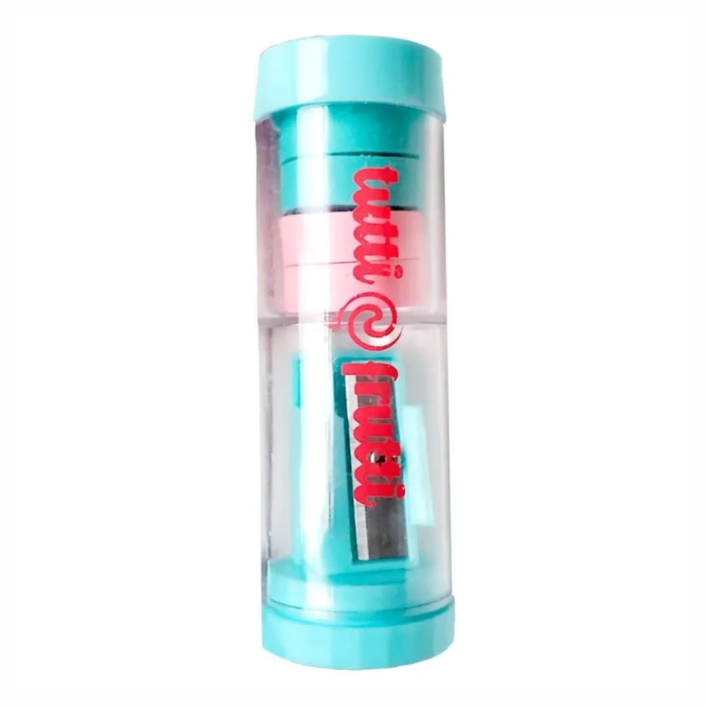 Apontador C/ Depósito E Borracha Tutti-frutti - Brw