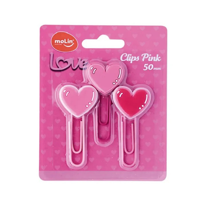 Clips Love Pink 50mm - Molin