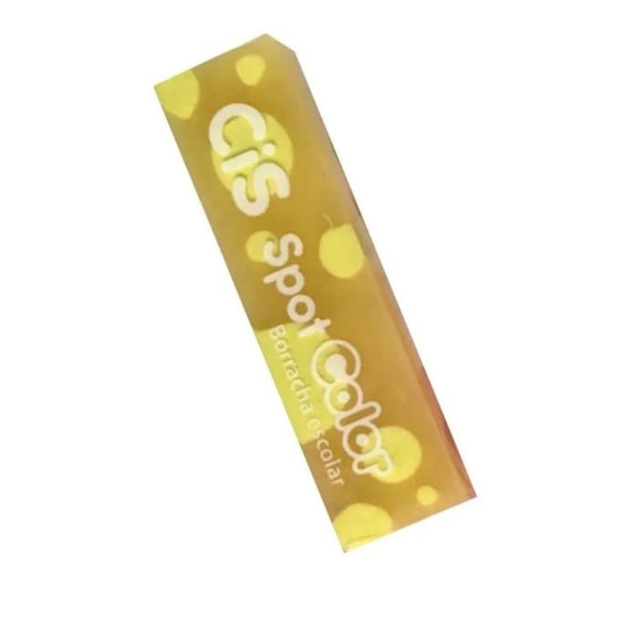 Borracha Escolar Spot Color - Cis - Amarela