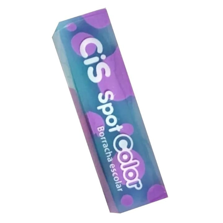 Borracha Escolar Spot Color - Cis - Azul