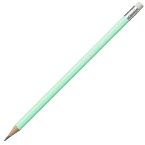 Lápis  Preto Hb Nº 2  Stabilo Swano - Tom Pastel - Verde