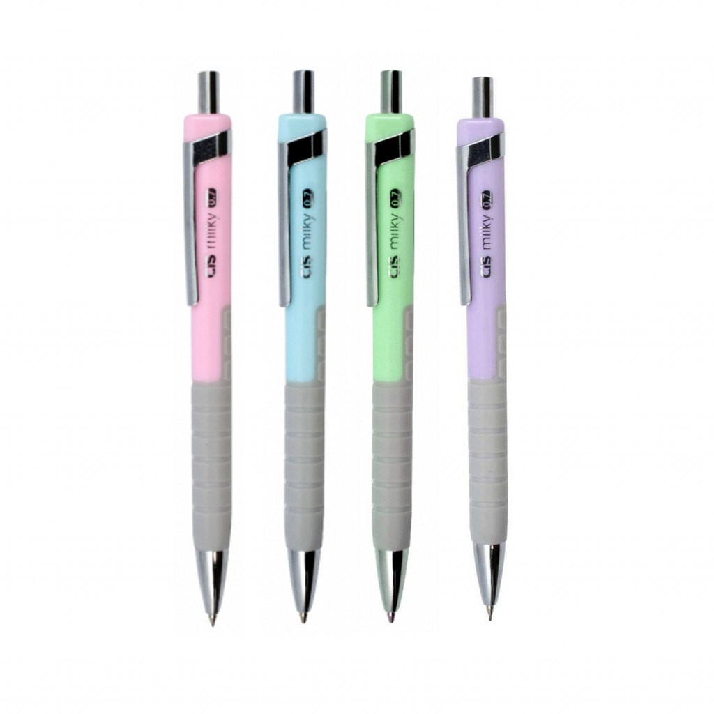 Lapiseira Cis Milky 0,7mm C/ Grip Emborrachado - Cis - Rosa
