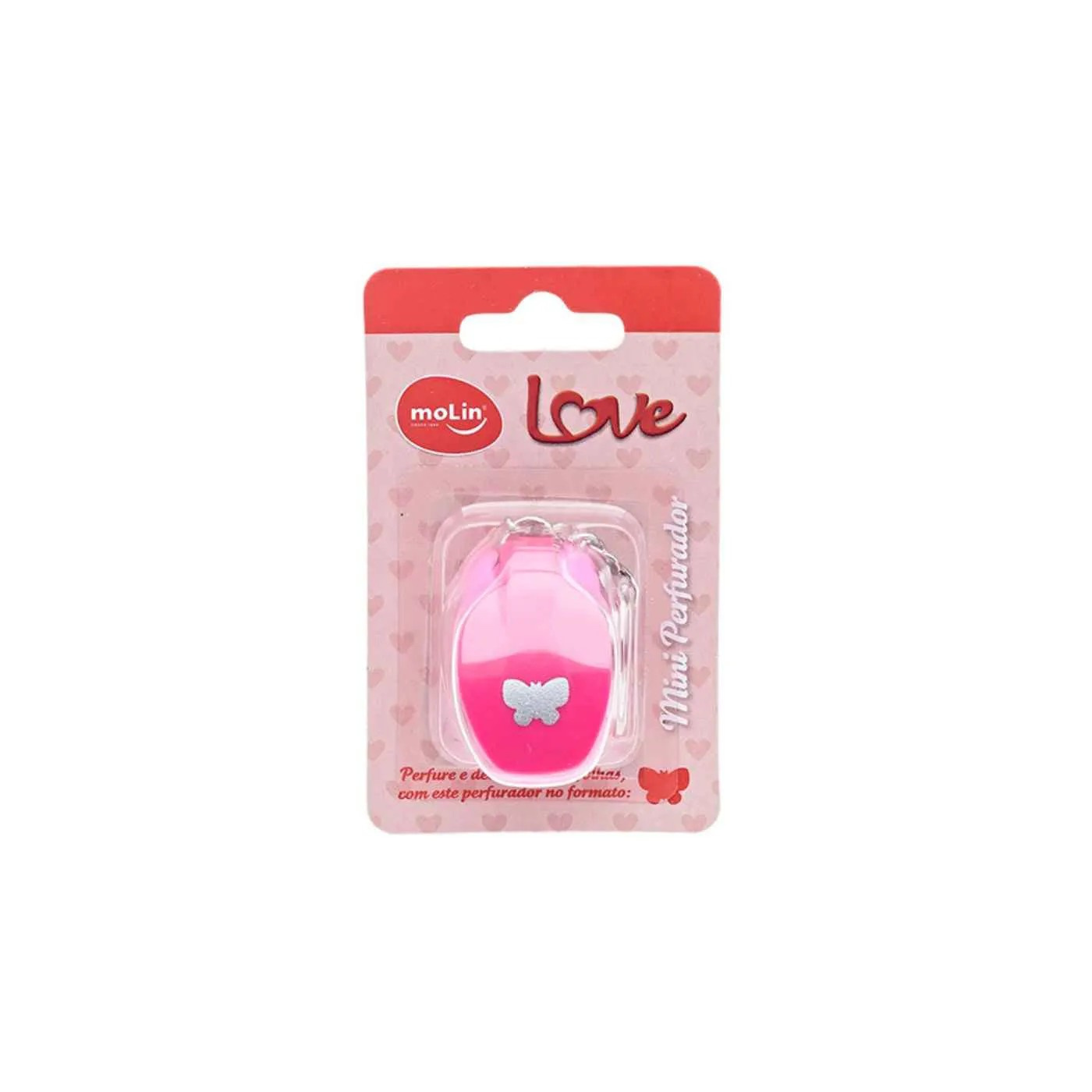 Mini Perfurador Love Chaveiro Borboleta - Molin