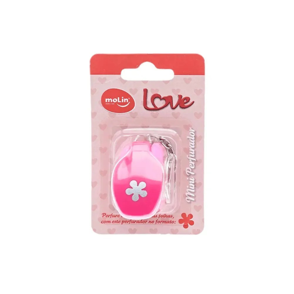 Mini Perfurador Love Chaveiro Flor - Molin