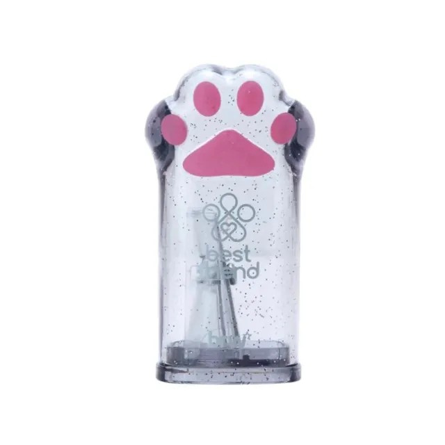 Apontador C/ Depósito Brw Best Friend Patinhas - Cinza