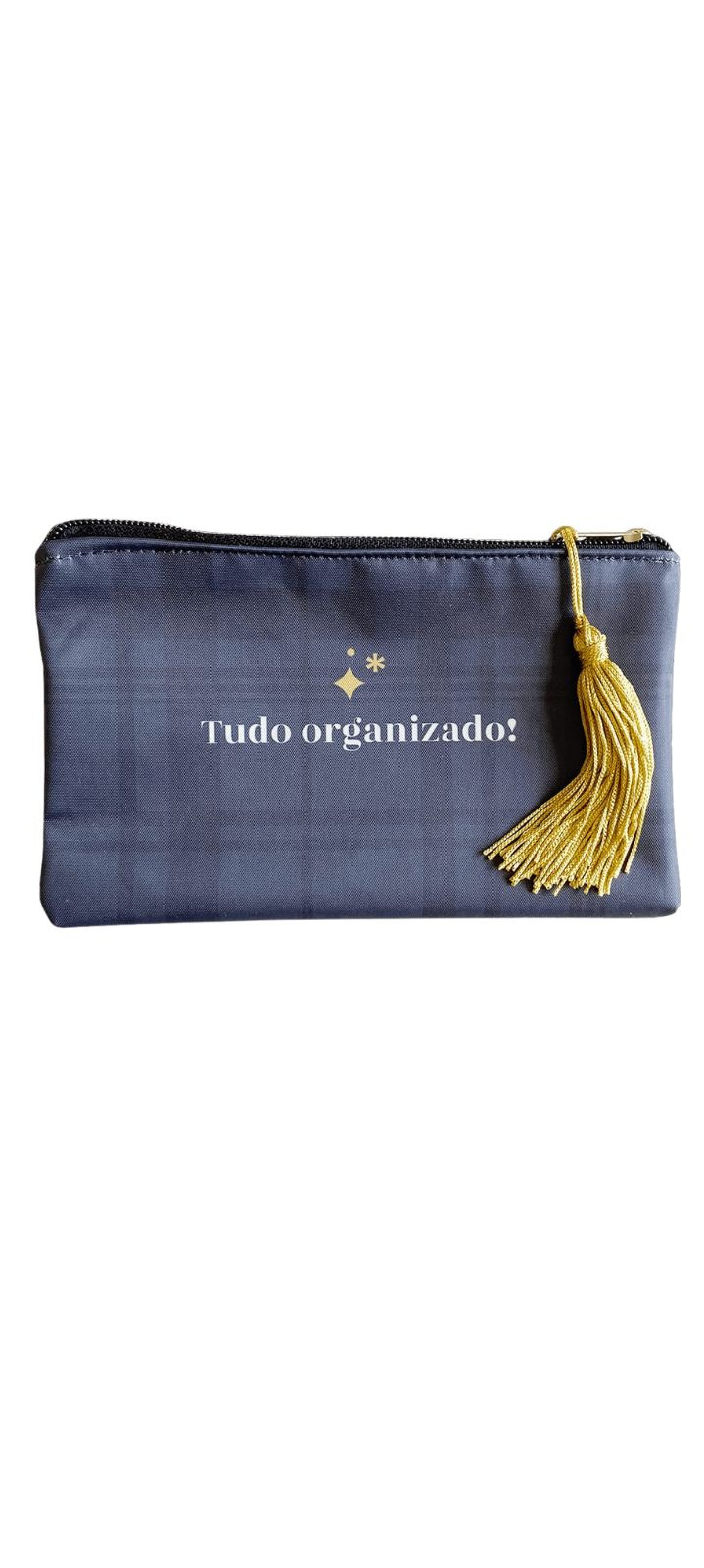  Necessaire Flat Coleção Trama