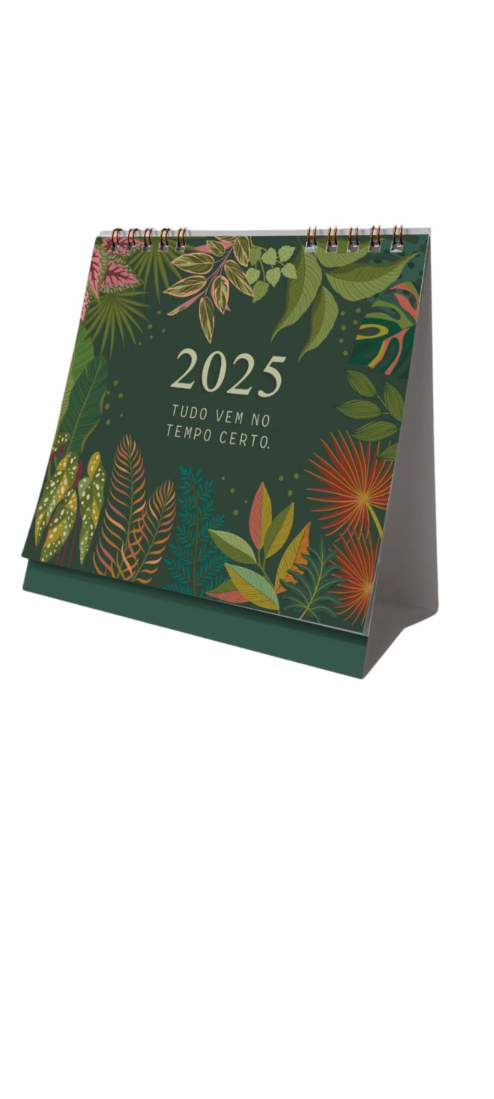 Calendário De Mesa 2025 - Folhas