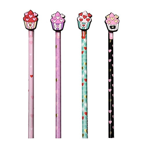 Lápis Preto Hb Top Love Heart Molin - Estampa 1