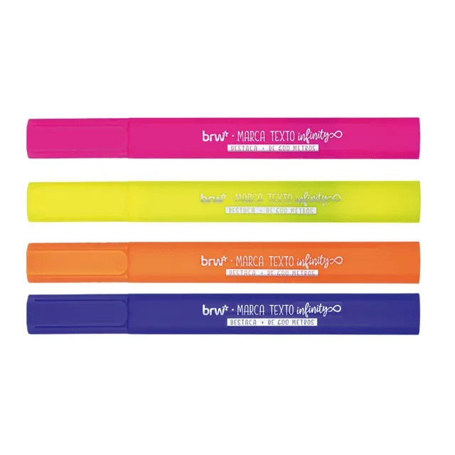 Marca Texto Infinity Gigante Com Cheiro da Brw - Roxo (Uva)