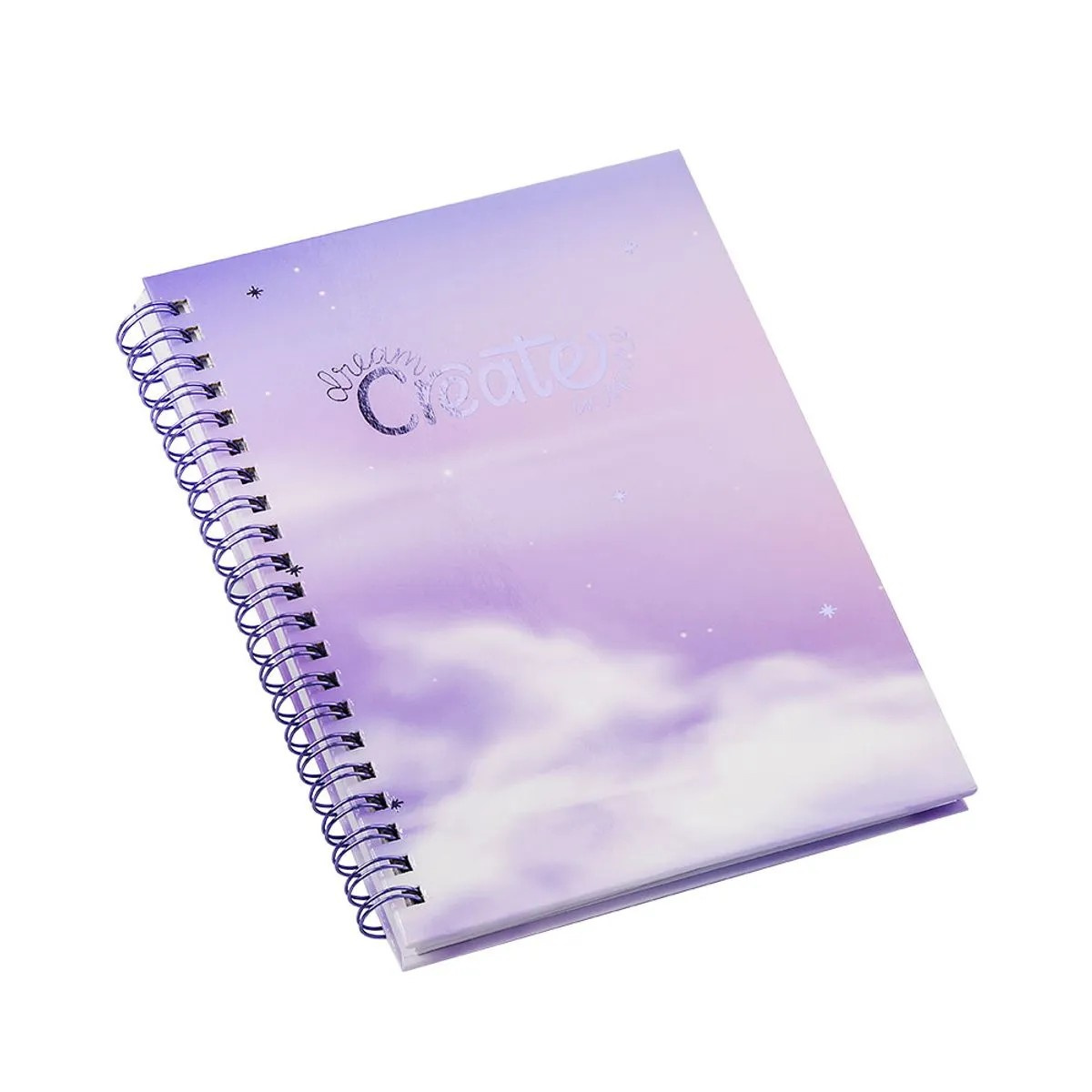 Caderno Espiral Pequeno Create Capa Dura 80 Folhas - BRW - 130x188mm