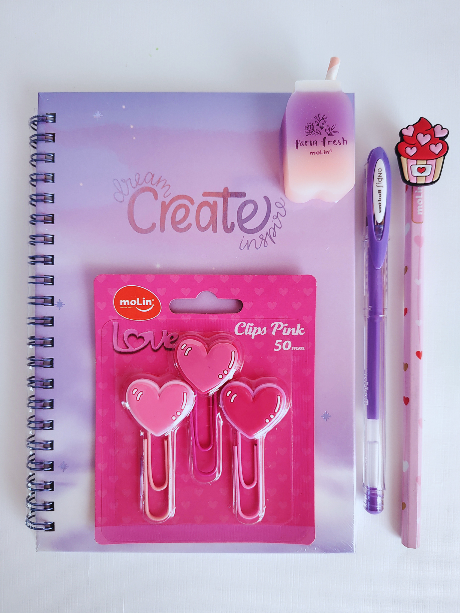 KIT ENCANTO - Rosa/Lilás